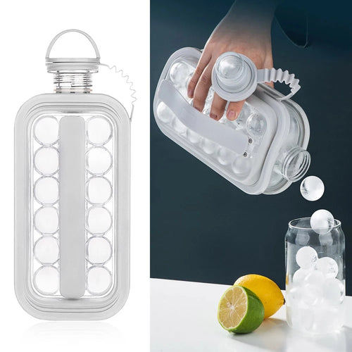 2-IN-1 ICE CUBE BOTTLE WITH BUILT-IN ICE MAKER