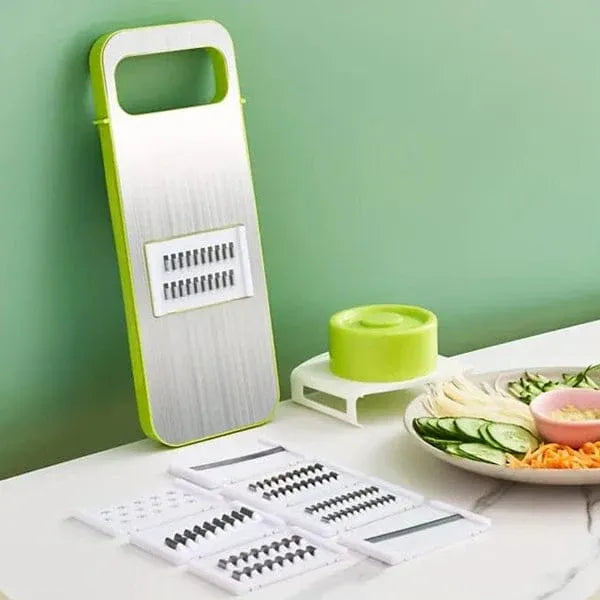 5-IN-1 STAINLESS STEEL VEGETABLE SLICER