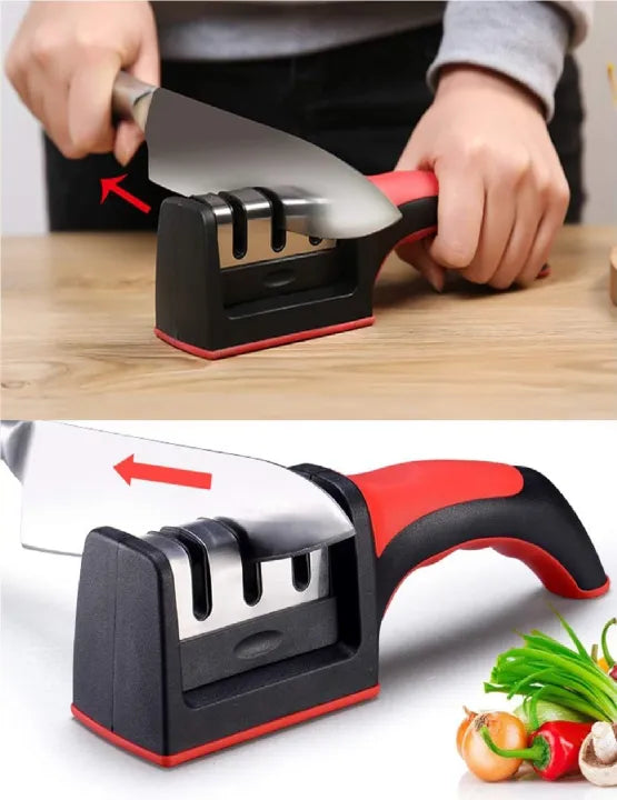 3-IN-1 MANUAL KNIFE SHARPENER
