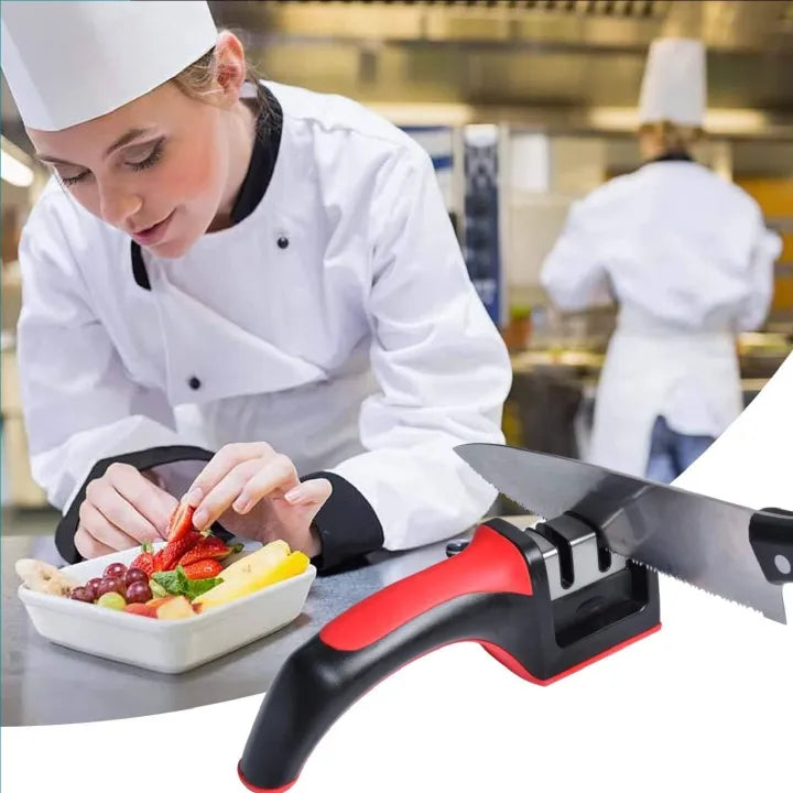 3-IN-1 MANUAL KNIFE SHARPENER