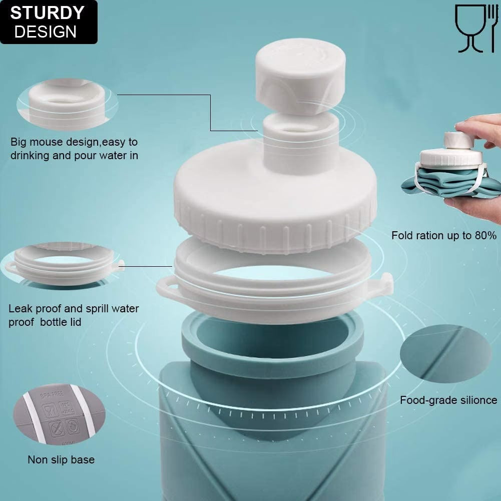 SILICON FOLDING WATER BOTTLE