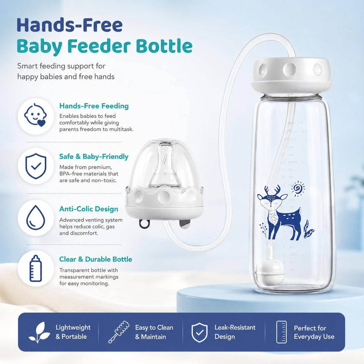 HAND-FREE BABY FEEDER