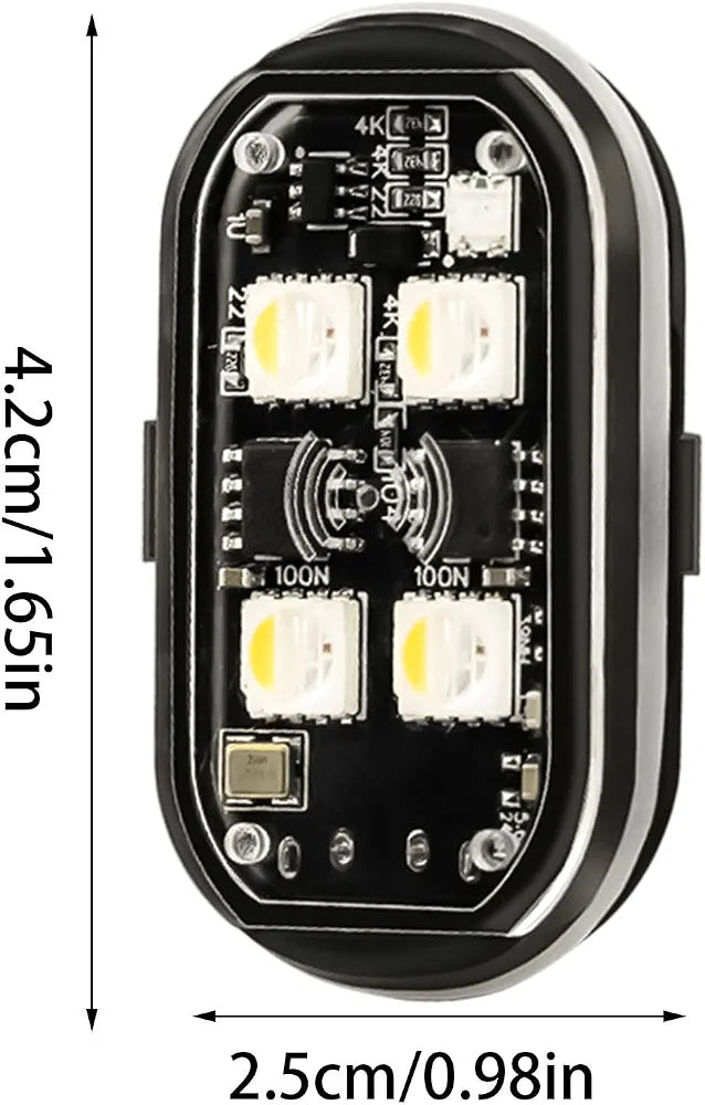 RGB LED UNDERGLOW ROCK LIGHTS KIT – REMOTE CONTROLLED (SET OF 2)