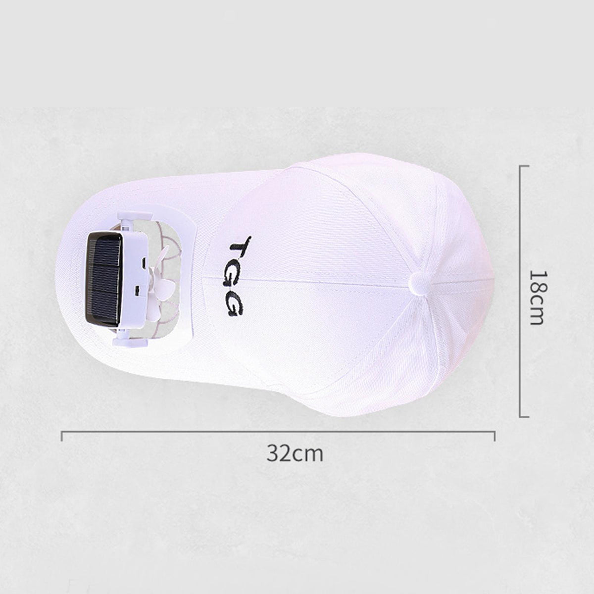SOLAR FAN CAP