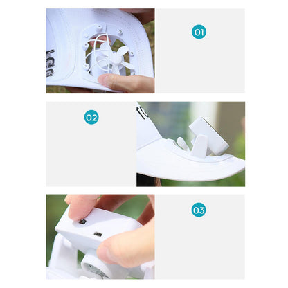 SOLAR FAN CAP