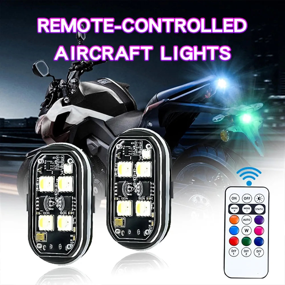 RGB LED UNDERGLOW ROCK LIGHTS KIT – REMOTE CONTROLLED (SET OF 2)