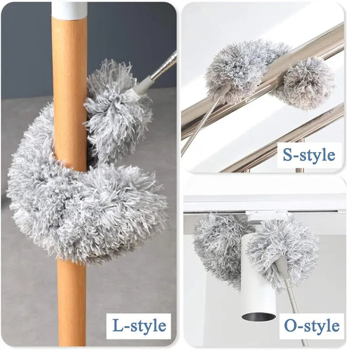 EXTENDABLE MICRO FIBER CEILING FAN & COBWEB DUSTER