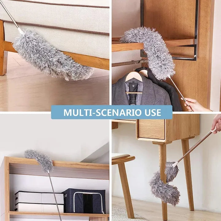 EXTENDABLE MICRO FIBER CEILING FAN & COBWEB DUSTER