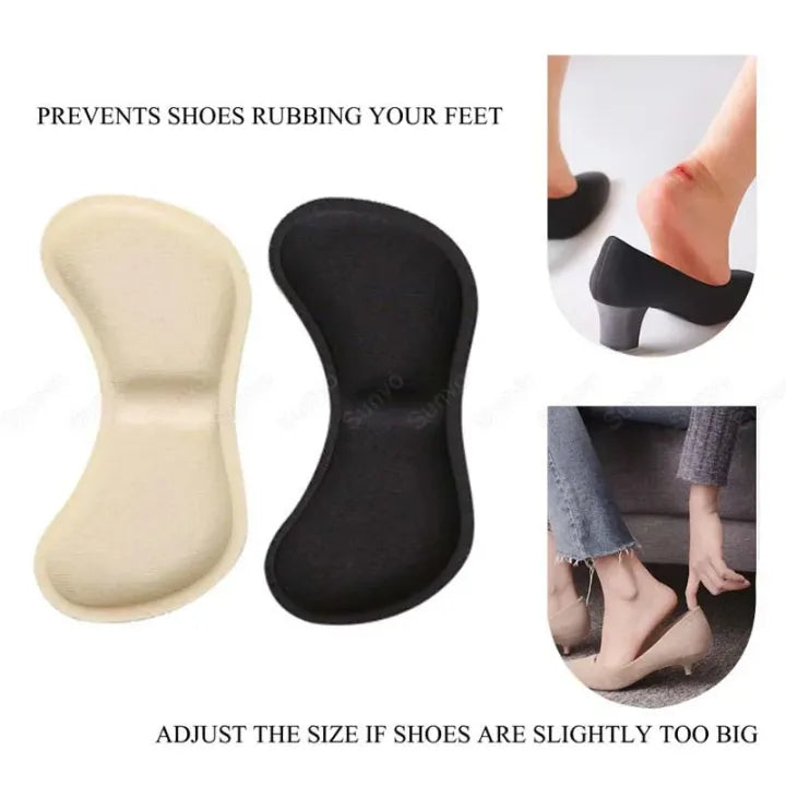 SOFT HEEL CUSHION GRIP PADS 2-PAIR