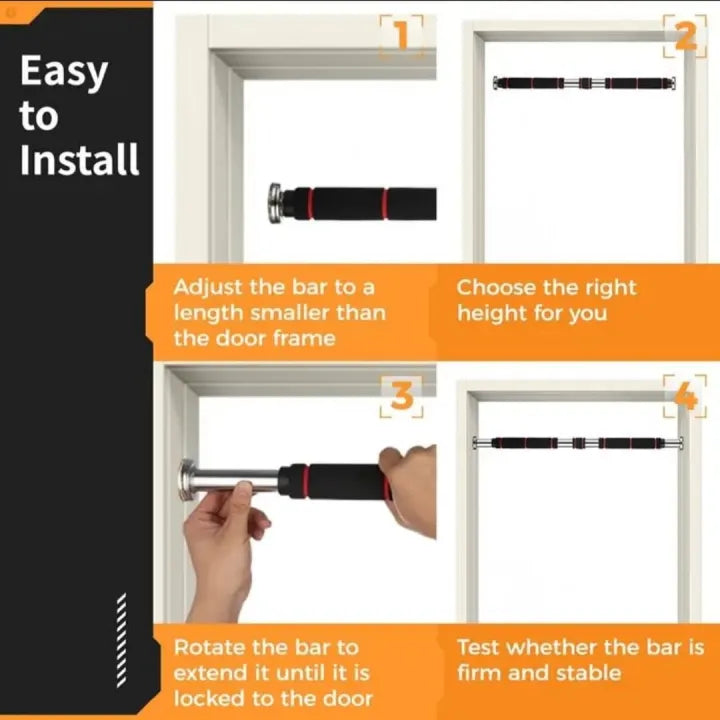 ADJUSTABLE DOORWAY PULL UP/CHIN UP BAR