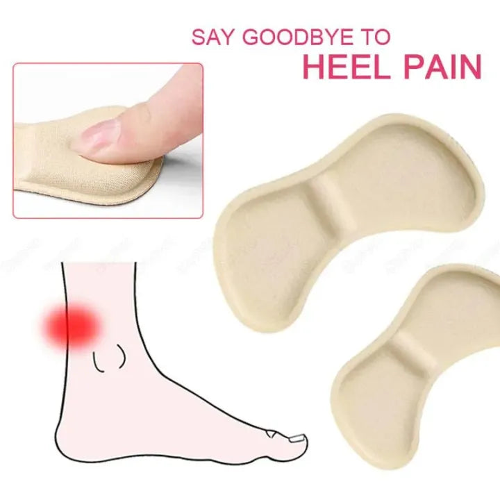 SOFT HEEL CUSHION GRIP PADS 2-PAIR