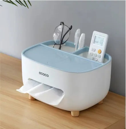 ECOCO MULTI-FUNCTION TISSUE BOX ORGANIZER