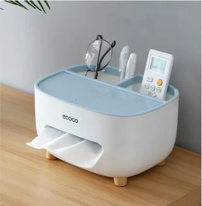 ECOCO MULTI-FUNCTION TISSUE BOX ORGANIZER