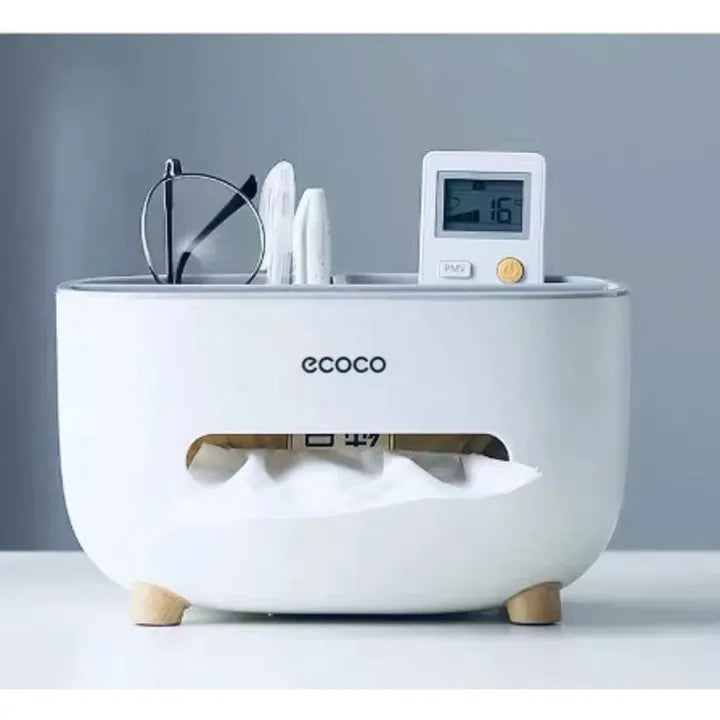 ECOCO MULTI-FUNCTION TISSUE BOX ORGANIZER