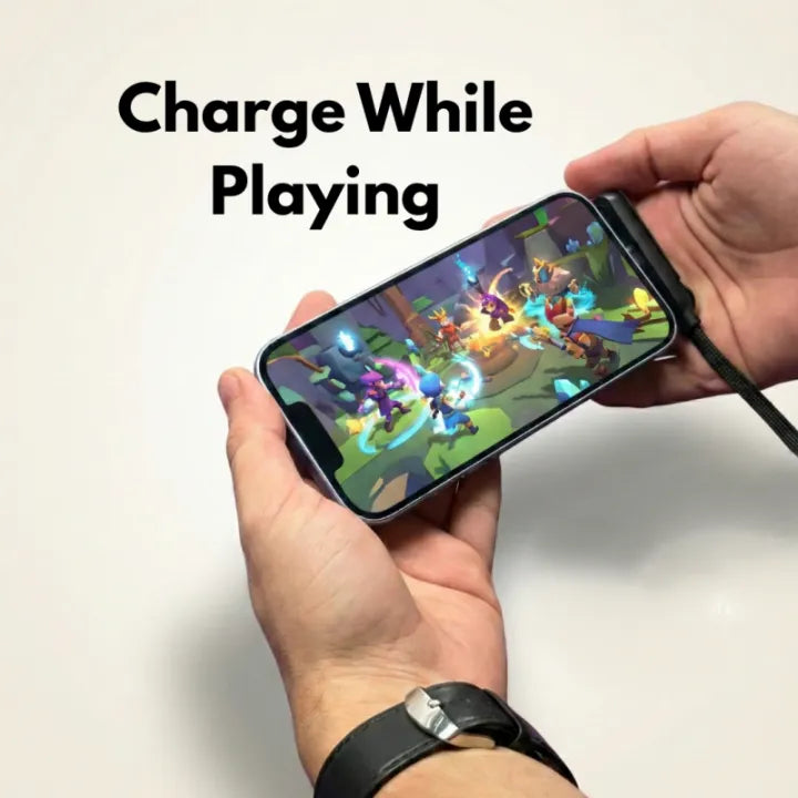 2-IN-1 FOLDABLE STAND CHARGING CABLE – 240W FAST CHARGE