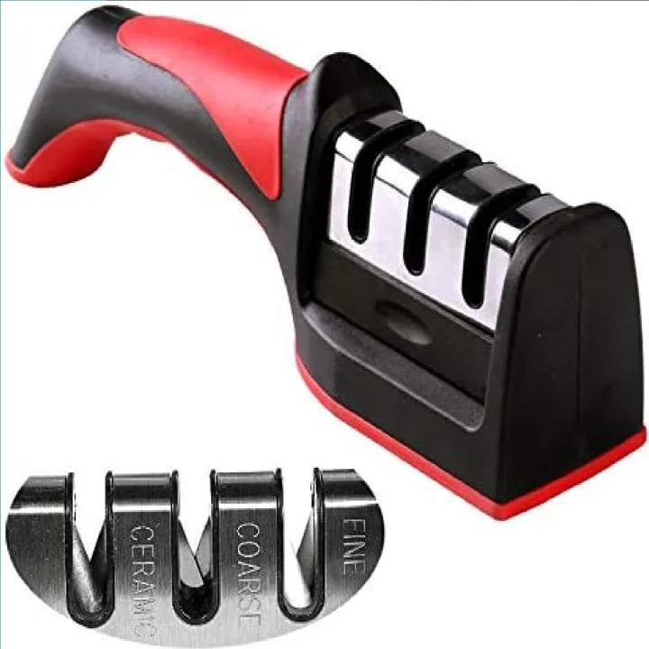 3-IN-1 MANUAL KNIFE SHARPENER