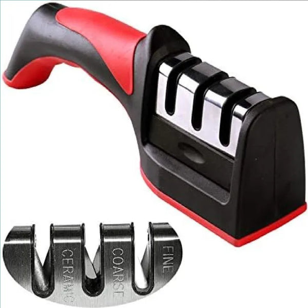 3-IN-1 MANUAL KNIFE SHARPENER