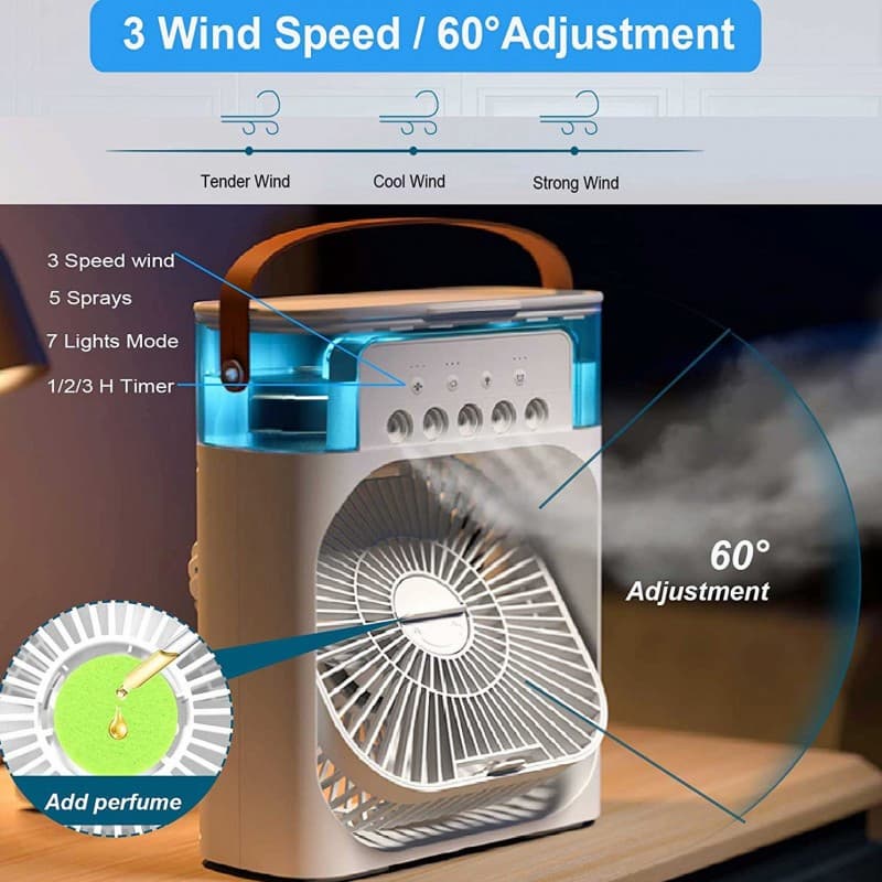 MINI AIR COOLER WITH WATER SPRAY