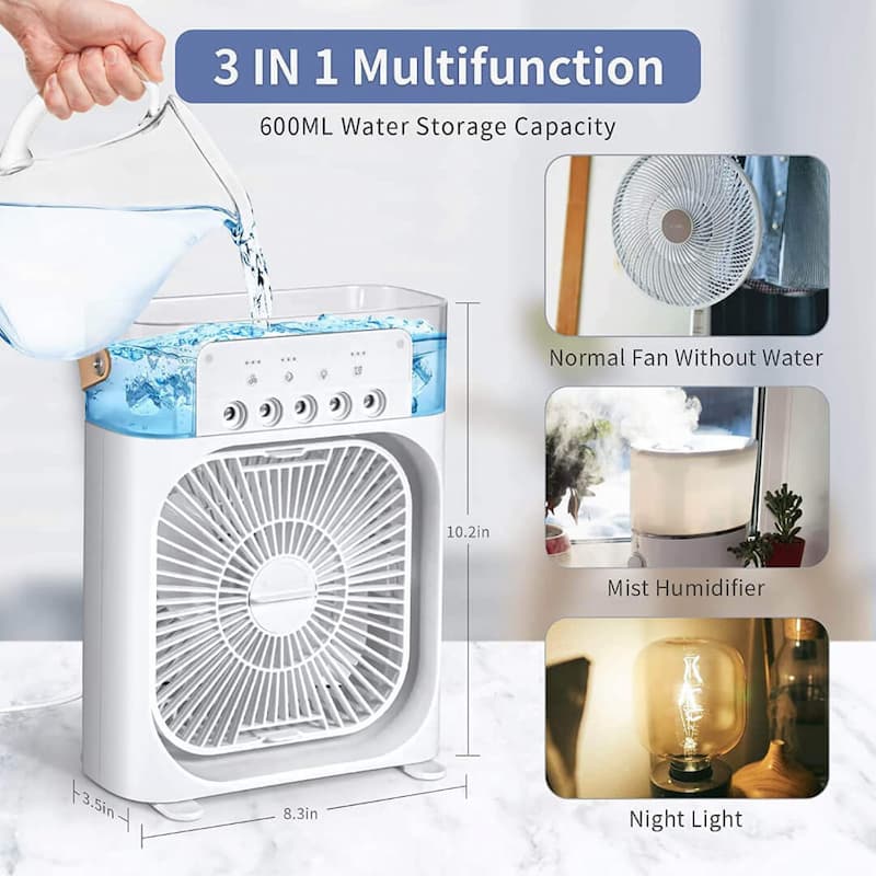 MINI AIR COOLER WITH WATER SPRAY
